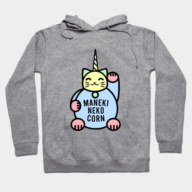 Kittycorn Lucky Cat Hoodie by Electrovista